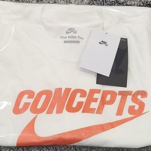 NIKE SB X CONCEPTS TEE LARGE WHITE ORANGE LOBSTER T-SHIRT DR0642-100